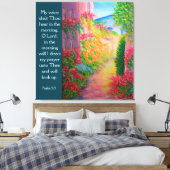 Psalm 5:3 leinwanddruck (Insitu (Schlafzimmer))