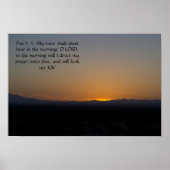 Psalm 5:3 Poster (Vorne)