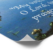 Psalm 5:3 poster (Ecke)