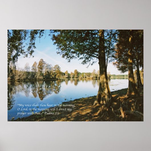 Psalm 5:3 poster (Vorne)