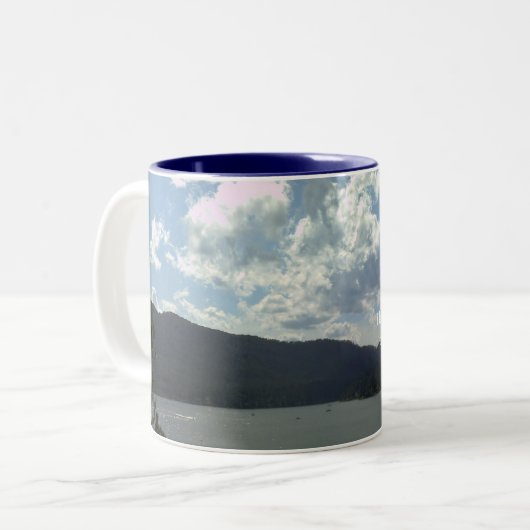 Psalm-5:3 Zweifarbige Tasse (Vorderseite Links)