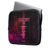 Psalm 61:2 Bibel Verse Inspiration Zitat Laptopschutzhülle (Vorderseite Links)