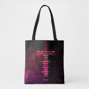 Psalm 61:2 Bibel Verse Inspiration Zitat Tasche