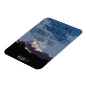 Psalm 61:2 Bibel Verse Quote Mountain Grafik Magnet (Linke Seite)