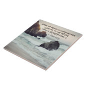 Psalm 61:2 Führe mich zum Felsen, der höher ist Fliese (Seite)