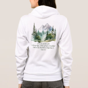 Psalm 61:2 Führe mich zum Rock-Bibelberg Hoodie