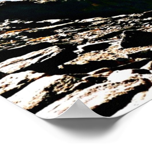 Psalm 61:2 Vom Ende der Erde... Poster (Ecke)