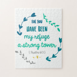Psalm 61:3 Mein Bibelangebot Christlicher Glaube Puzzle