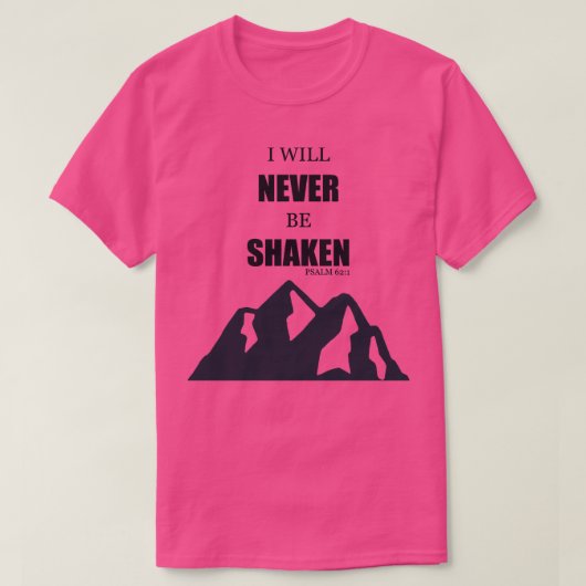 Psalm 621 Bibelverse T-Shirt (Design vorne)