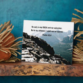 Psalm 62:6 Er ist nur mein Rock... Fotoplatte (Seite)