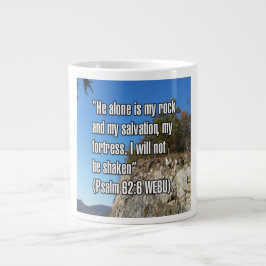 Psalm 62:6 WEBU Mug Jumbo-Tasse