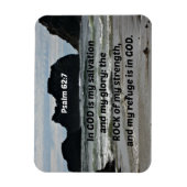 Psalm 62:7 In Gott ist meine Errettung und meine H Magnet (Vertikal)