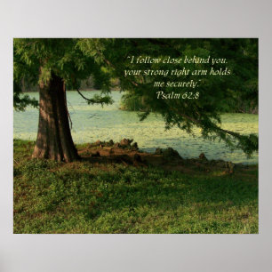 Psalm-62:8 Psalm von Ermutigung Plakat