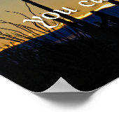 Psalm 65:8 Lieder der Freude Poster (Ecke)