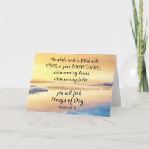 Psalm 65:8 Sie rufen Songs der Joy Bible Verse her