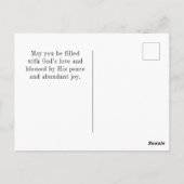 Psalm 65:8 Sie rufen Songs der Joy Bible Verse her Postkarte (Rückseite)