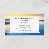 Psalm 65:8 Sie rufen Songs der Joy Bible Verse her Visitenkarte (Rückseite)