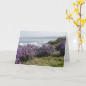 Psalm 65 Grußkarte Karte (Gelbe Blume)