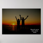 Psalm 66:1 poster (Vorne)