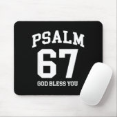 Psalm 67 Christlich 6 7 Sechs Sieben Jesus Lustige Mousepad (Mit Mouse)