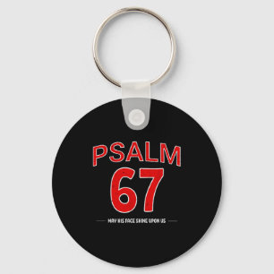 Psalm 67 Sein Angesicht leuchte über uns Glaube Ch Schlüsselanhänger