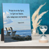 Psalm 68:19 Lob sei zum Herrn, zu Gott .... Fotoplatte (Seite)