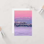 Psalm 68:2 KJV Bible Verse Flat Greeting Card Karte (Vorderseite/Rückseite Beispiel)