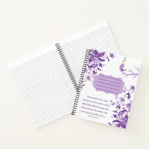 Psalm 68:4, Hardcover 8.5 X 11" Notebook Notizblock