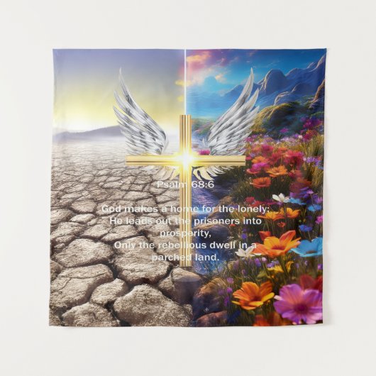 Psalm 68 wandteppich (Vorderseite)