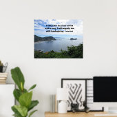 Psalm 69:30 Ich werde den Namen Gottes loben... Poster (Heimbüro)