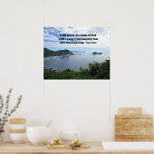 Psalm 69:30 Ich werde den Namen Gottes loben... Poster (Küche)