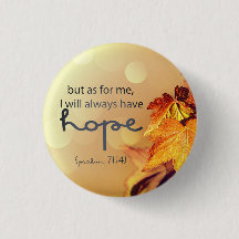 Psalm 71:14 Ich werde immer HOPE Maple Blätter