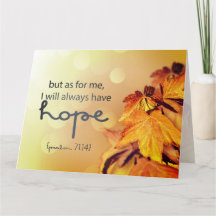 Psalm 71:14 Ich werde immer HOPE Maple Blätter