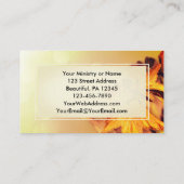 Psalm 71:14 Ich werde immer HOPE Maple Blätter Visitenkarte (Rückseite)