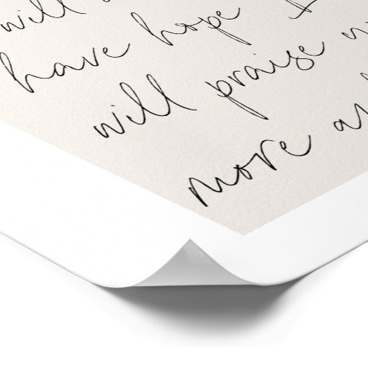 Psalm 71:14 poster (Ecke)