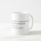 Psalm-71:23 (König James Version) Kaffeetasse (VorderseiteRechts)