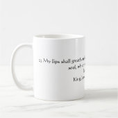 Psalm-71:23 (König James Version) Kaffeetasse (Links)