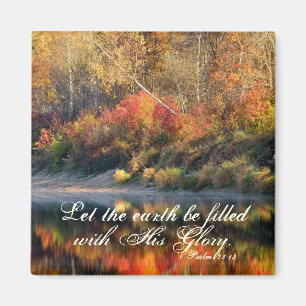 Psalm 72:19 Bibel Verse Gottes Glory Magnet
