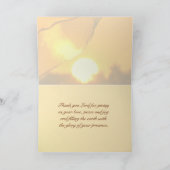 Psalm 72:19 Ließ, die Erde mit Seiner Herrlichkeit Dankeskarte (Innenseite)