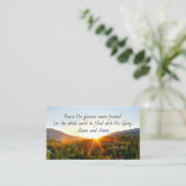 Psalm 72:19 Ließ, die Erde mit Seiner Herrlichkeit Visitenkarte (Stehend Vorderseite)