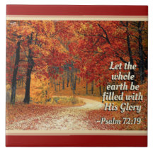 Psalm 72:19 Ließ, die Erde sei mit Seiner Herrlich