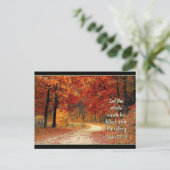 Psalm 72:19 Ließ, die Erde sei mit Seiner Herrlich Postkarte (Stehend Vorderseite)