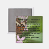 Psalm 73:25-26 magnet (Vorderseite/Rückseite)