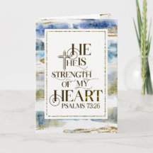 Psalm 73:26 Er ist die Stärke meines Herzens