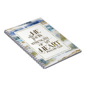 Psalm 73:26 Er ist die Stärke meines Herzens Notizblock (Rechte Seite)