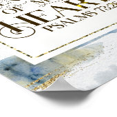 Psalm 73:26 Er ist die Stärke meines Herzens Poster (Ecke)