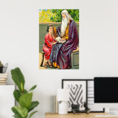 Psalm 78:1-7 Das Poster "Kinder Gottes Wege" lehre (Heimbüro)