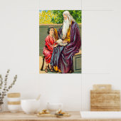 Psalm 78:1-7 Das Poster "Kinder Gottes Wege" lehre (Küche)