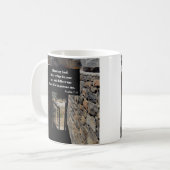 Psalm 7:1 Gott ist unser Zufluchtsbibel Verse Kaffeetasse (Vorderseite Links)