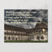 Psalm 84:10 Scripture Memory Card Postkarte (Vorderseite)